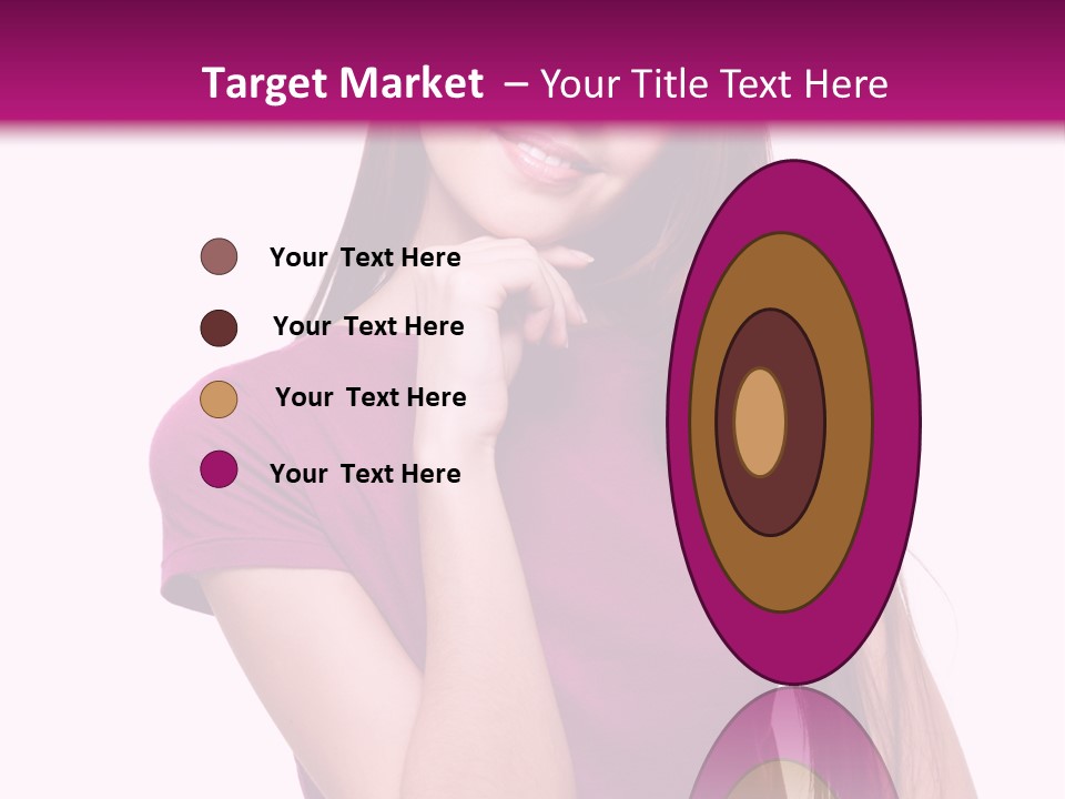 Beauty Friendship Smiling PowerPoint Template