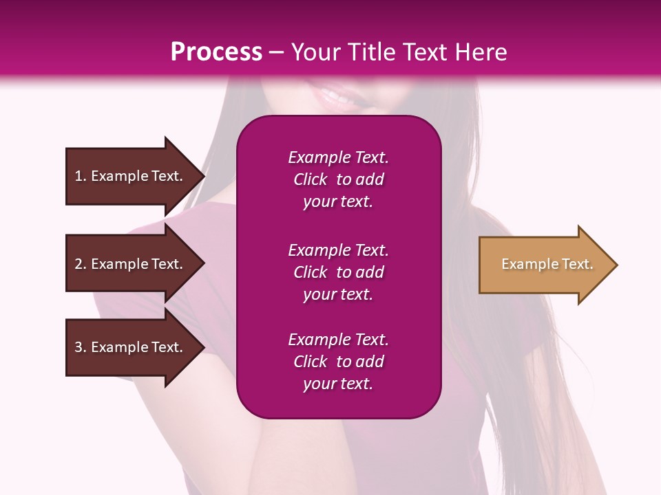 Beauty Friendship Smiling PowerPoint Template