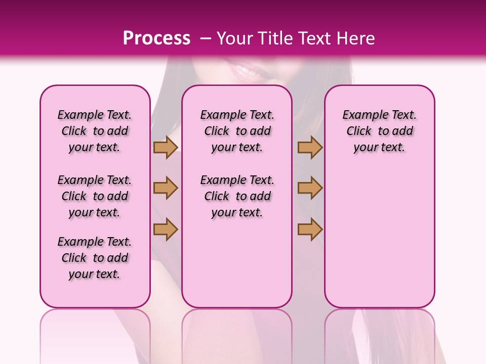 Beauty Friendship Smiling PowerPoint Template
