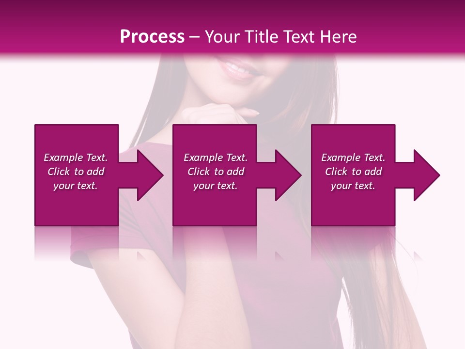 Beauty Friendship Smiling PowerPoint Template