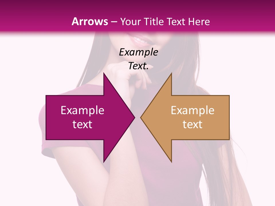 Beauty Friendship Smiling PowerPoint Template