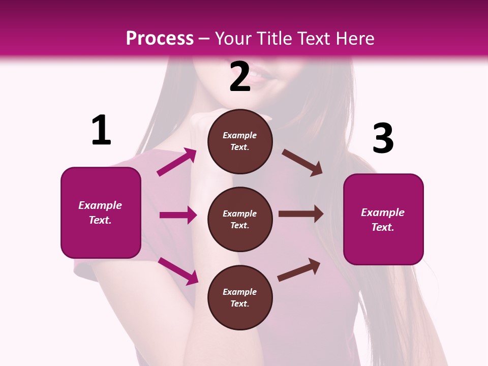 Beauty Friendship Smiling PowerPoint Template