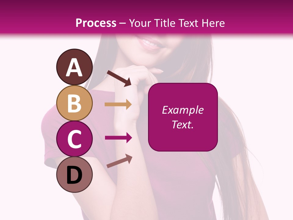 Beauty Friendship Smiling PowerPoint Template