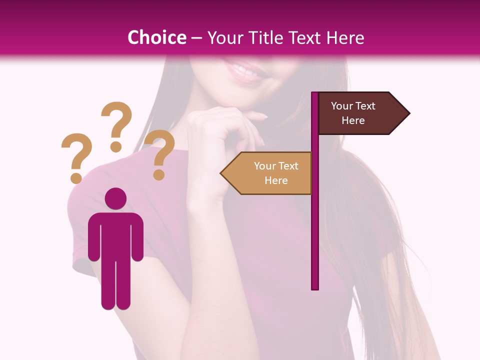 Beauty Friendship Smiling PowerPoint Template