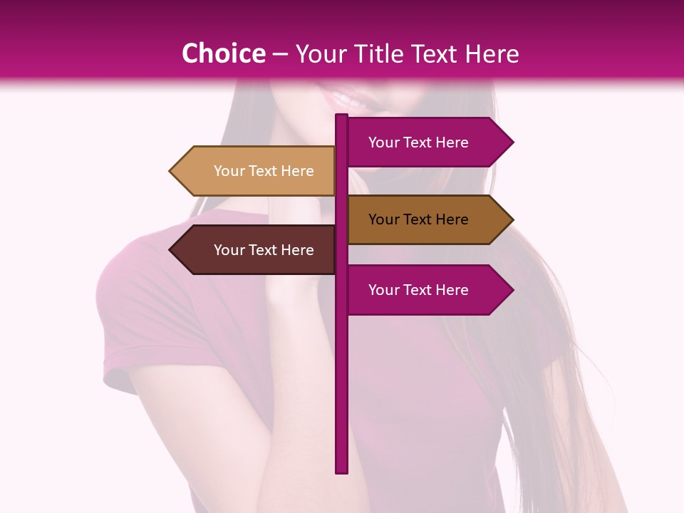 Beauty Friendship Smiling PowerPoint Template