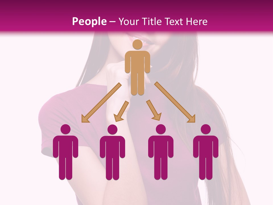 Beauty Friendship Smiling PowerPoint Template