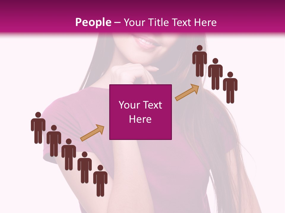 Beauty Friendship Smiling PowerPoint Template