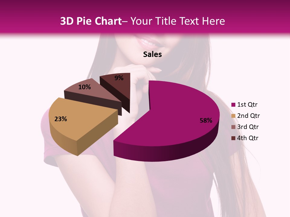 Beauty Friendship Smiling PowerPoint Template