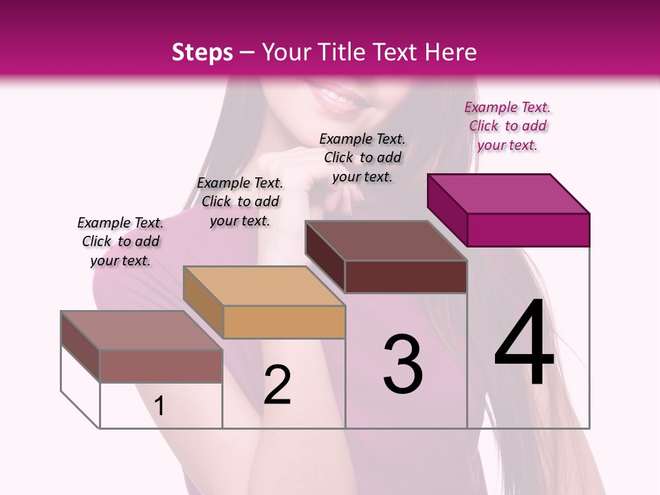 Beauty Friendship Smiling PowerPoint Template