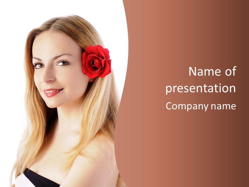 Hair People Cheerful PowerPoint Template