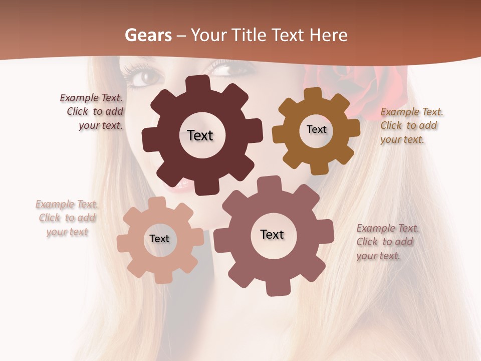 Hair People Cheerful PowerPoint Template