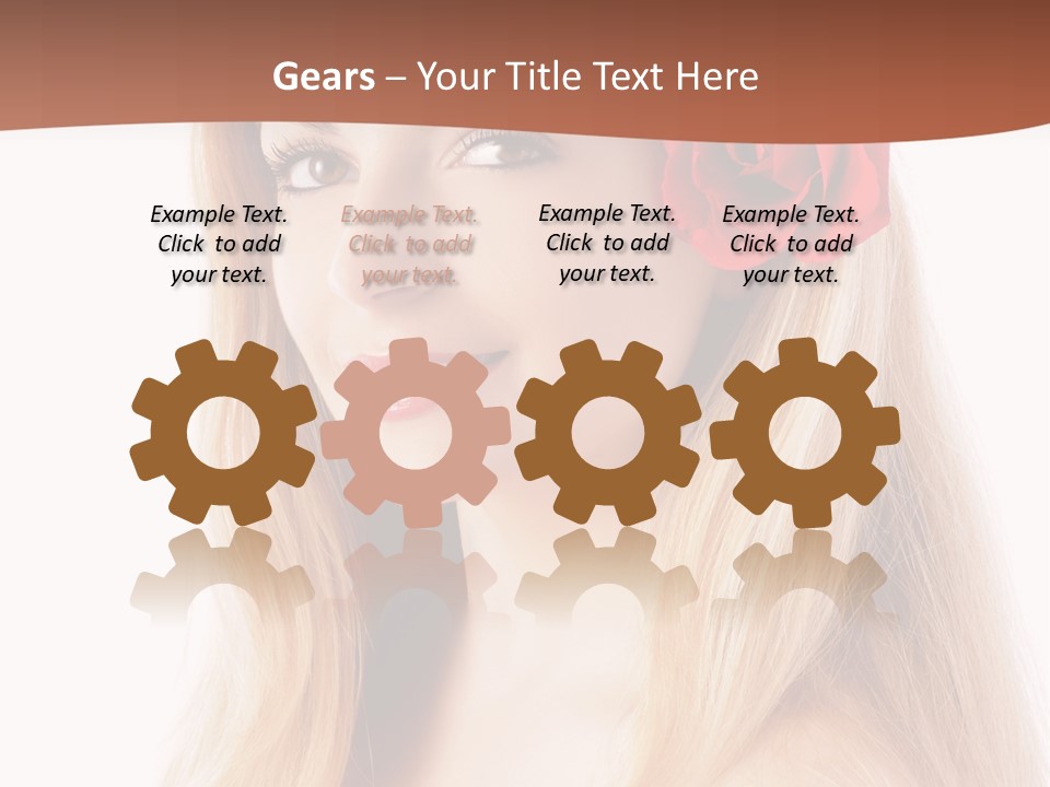 Hair People Cheerful PowerPoint Template