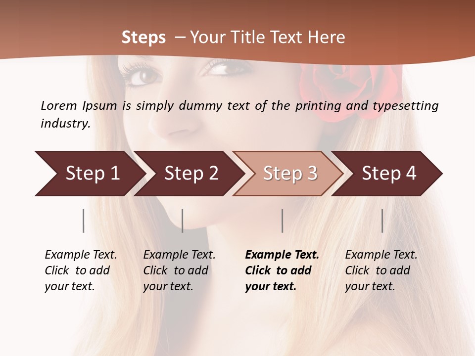 Hair People Cheerful PowerPoint Template