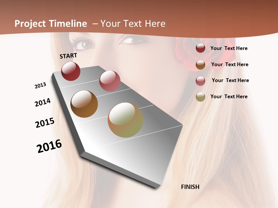 Hair People Cheerful PowerPoint Template
