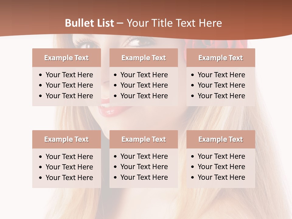 Hair People Cheerful PowerPoint Template