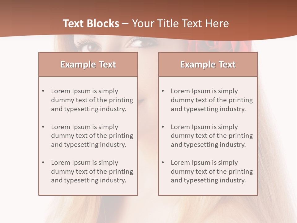 Hair People Cheerful PowerPoint Template