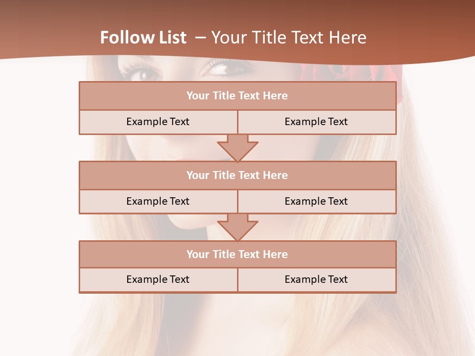 Hair People Cheerful PowerPoint Template