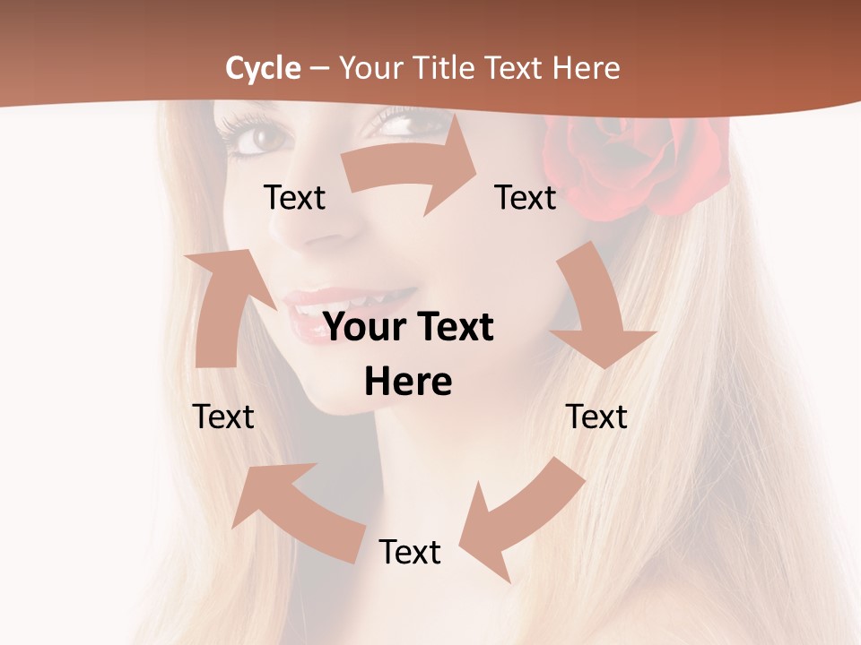 Hair People Cheerful PowerPoint Template