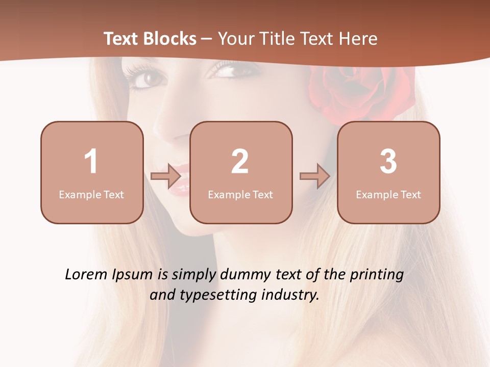 Hair People Cheerful PowerPoint Template