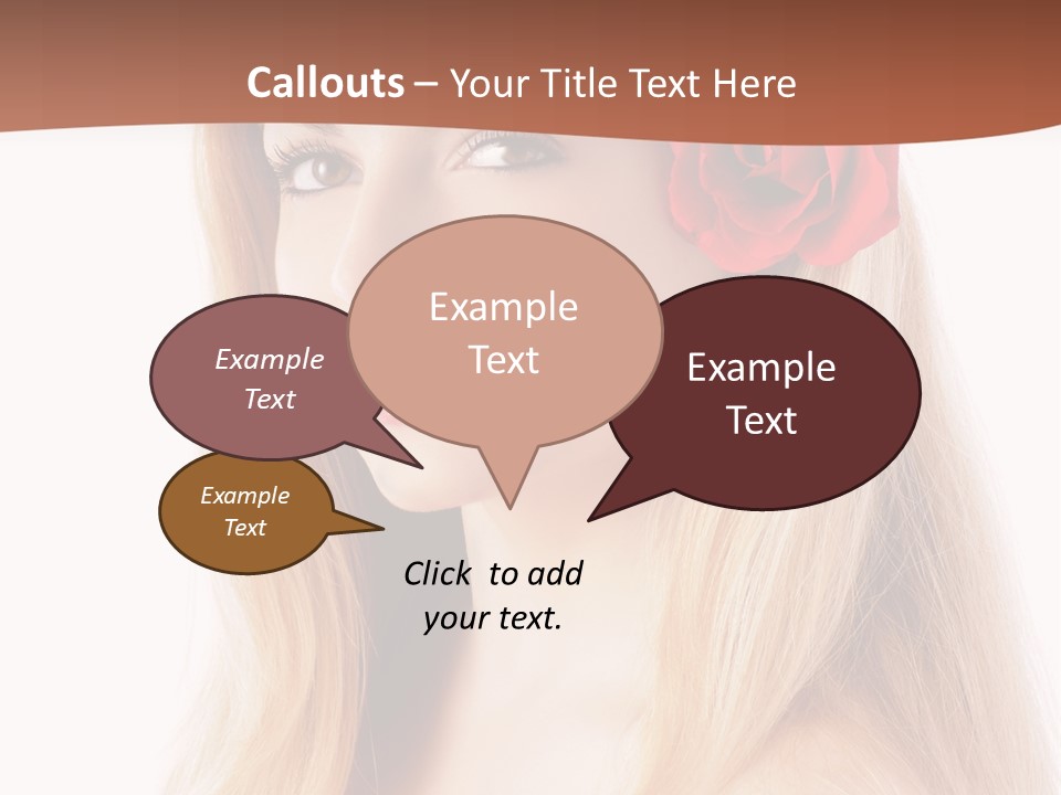 Hair People Cheerful PowerPoint Template