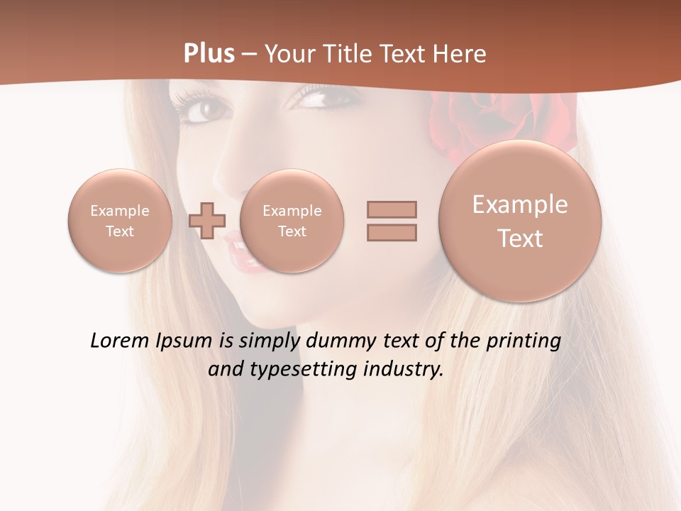 Hair People Cheerful PowerPoint Template