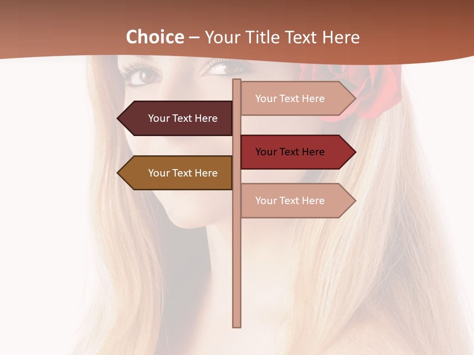 Hair People Cheerful PowerPoint Template