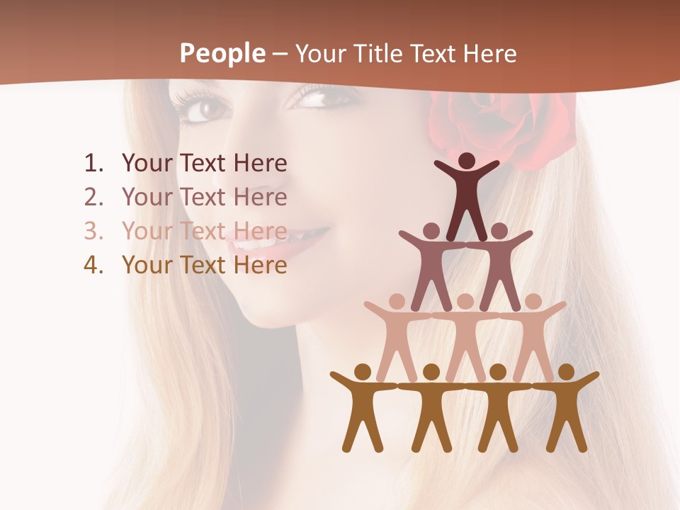 Hair People Cheerful PowerPoint Template