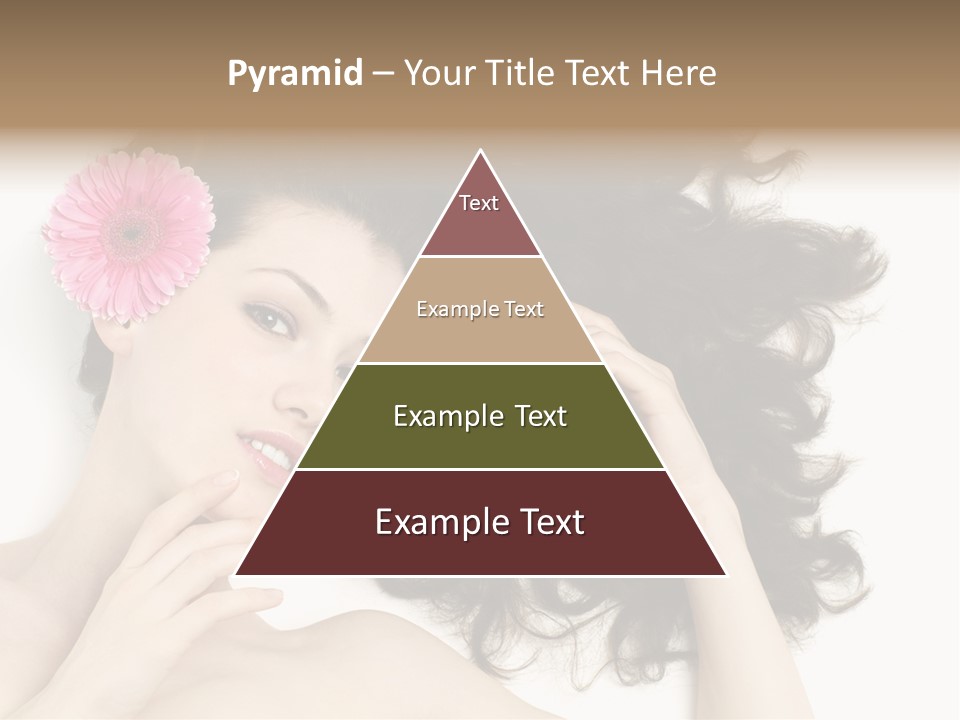 Girl Woman Surprise PowerPoint Template