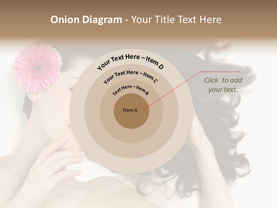 Girl Woman Surprise PowerPoint Template