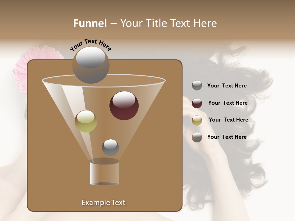 Girl Woman Surprise PowerPoint Template