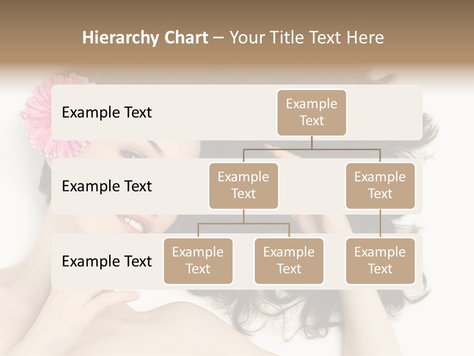 Girl Woman Surprise PowerPoint Template