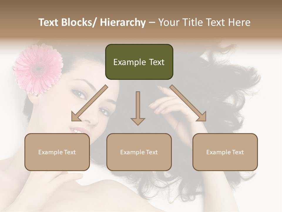 Girl Woman Surprise PowerPoint Template