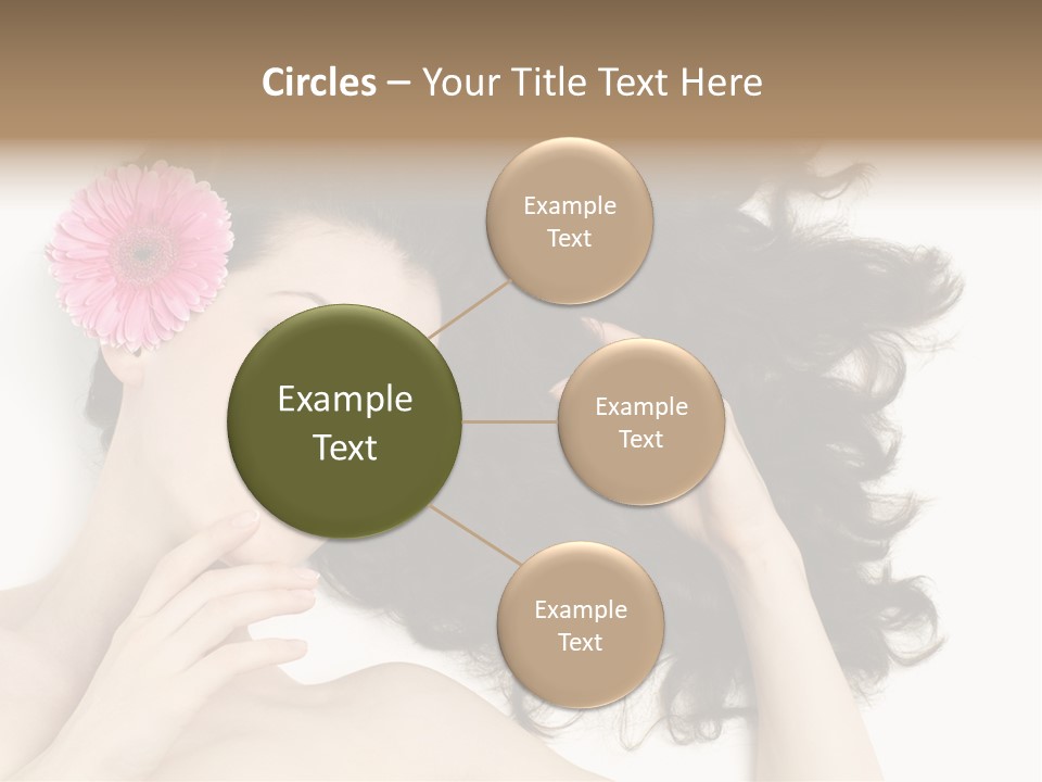 Girl Woman Surprise PowerPoint Template