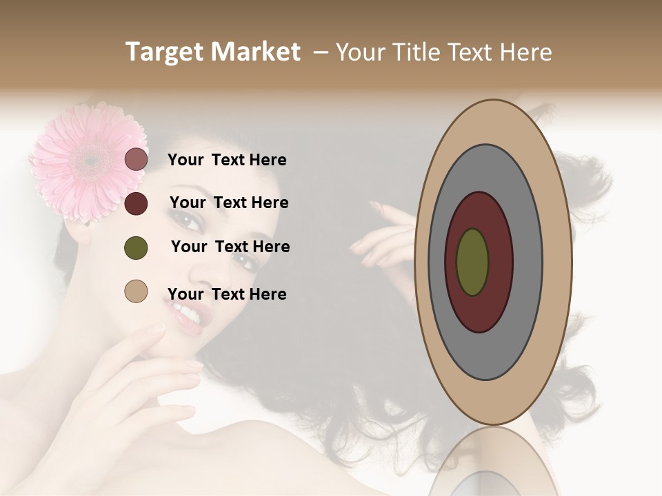 Girl Woman Surprise PowerPoint Template