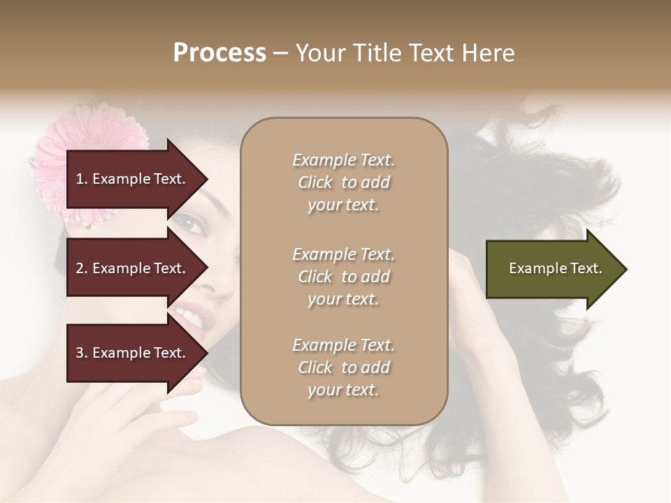 Girl Woman Surprise PowerPoint Template