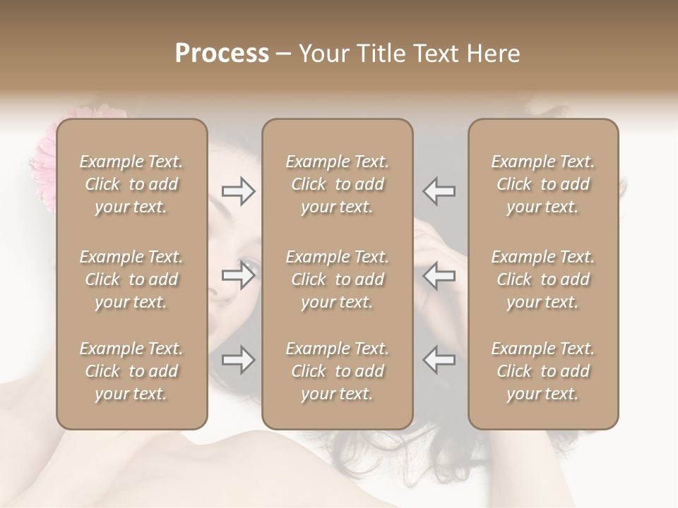 Girl Woman Surprise PowerPoint Template