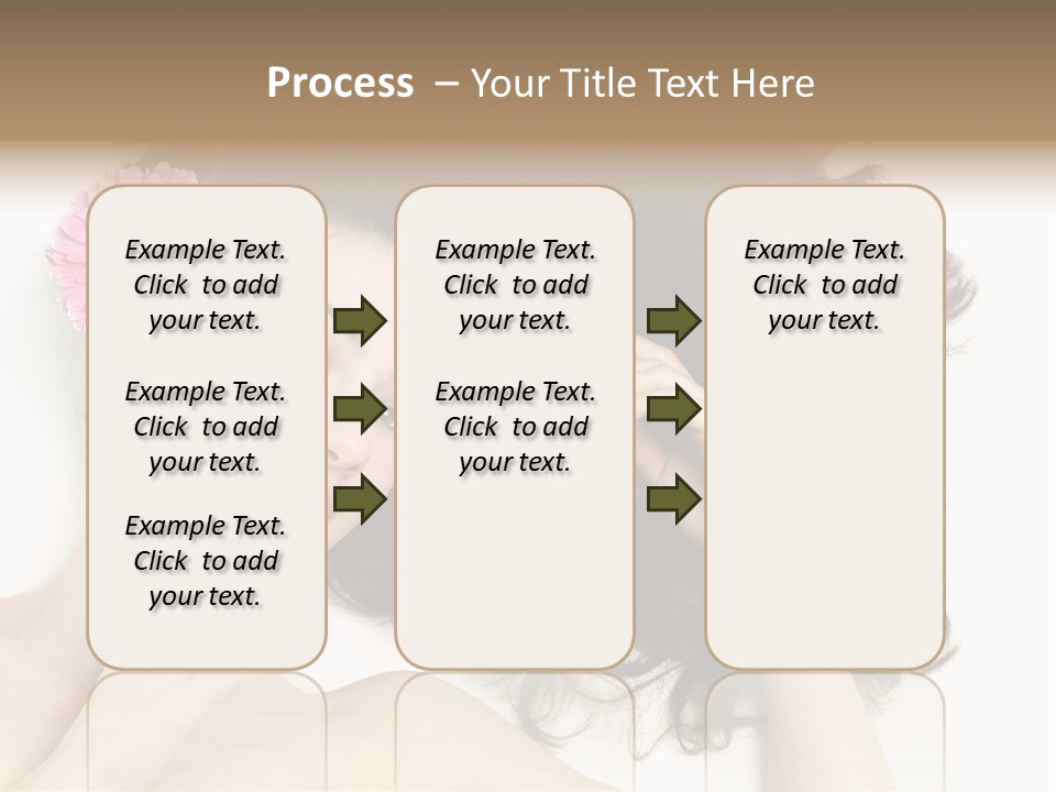 Girl Woman Surprise PowerPoint Template