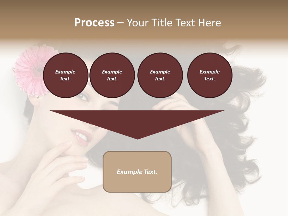 Girl Woman Surprise PowerPoint Template