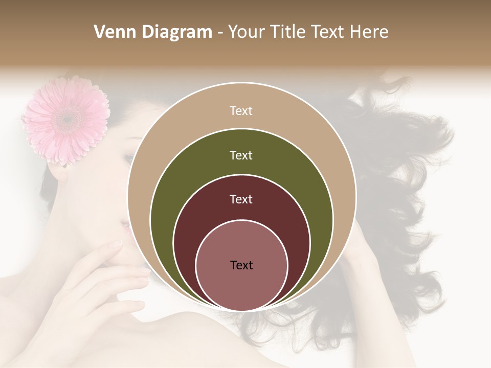 Girl Woman Surprise PowerPoint Template