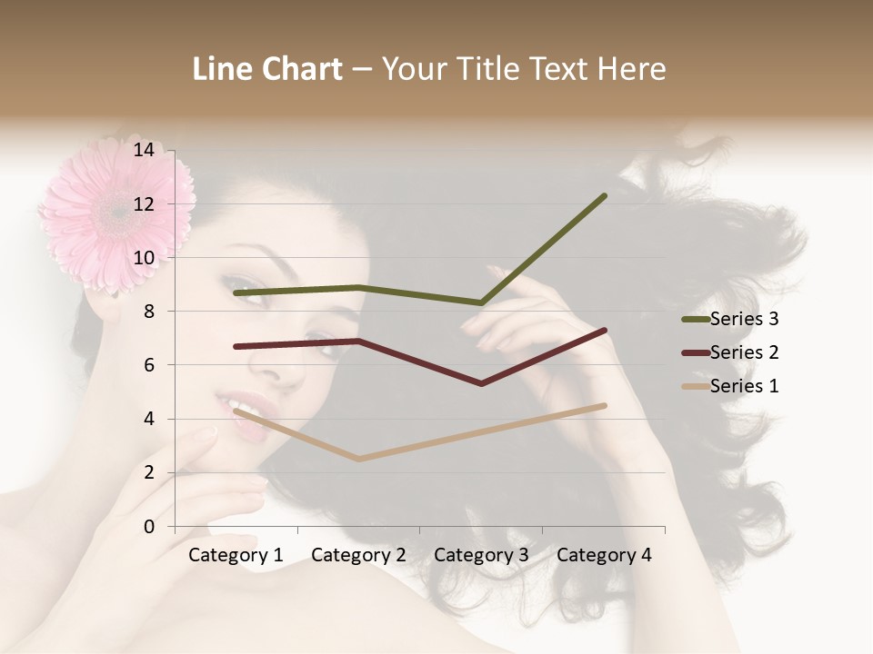 Girl Woman Surprise PowerPoint Template