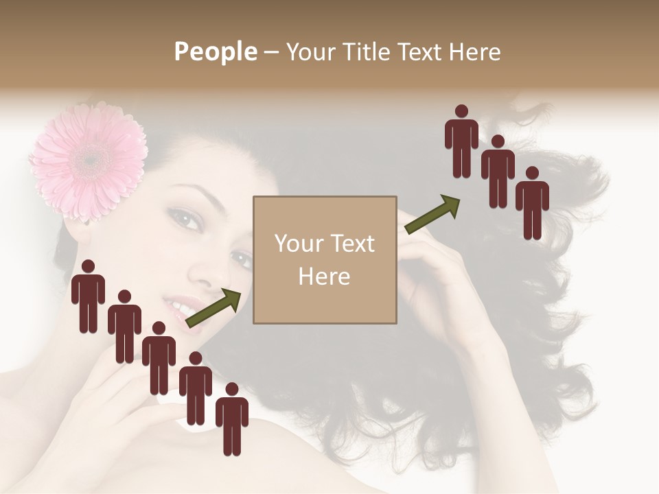 Girl Woman Surprise PowerPoint Template