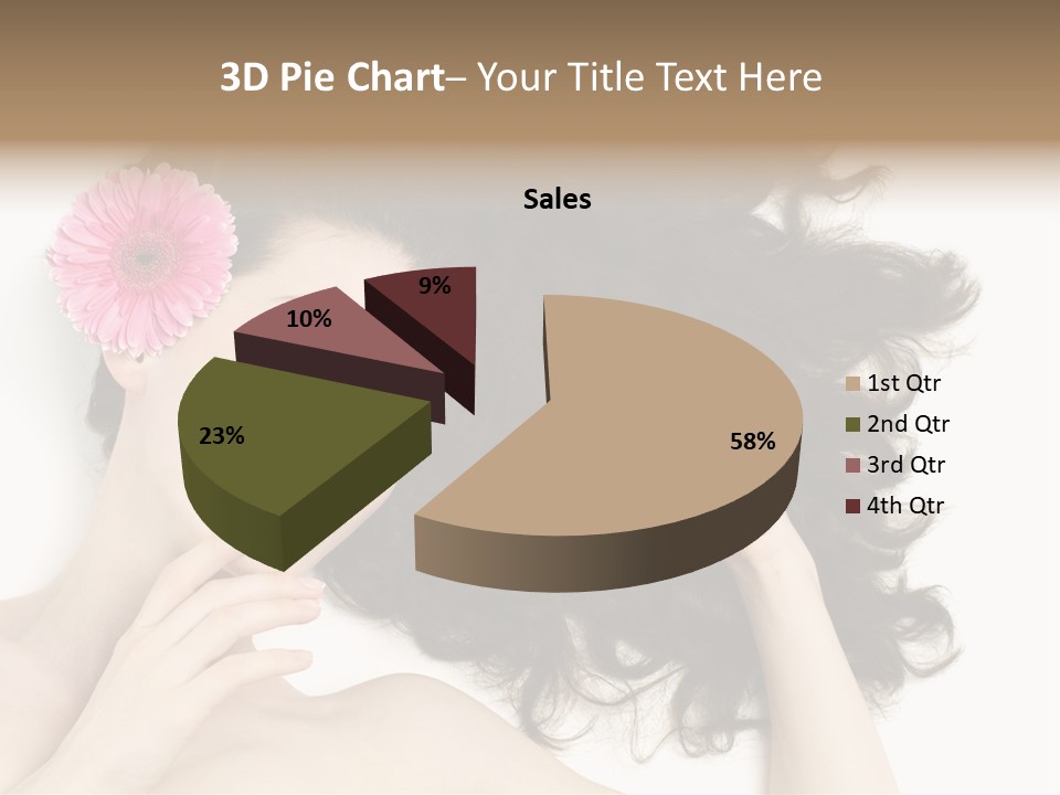 Girl Woman Surprise PowerPoint Template