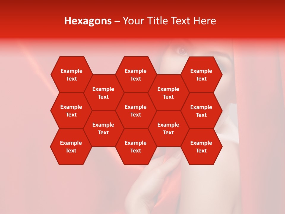 Woman Event Bokeh PowerPoint Template