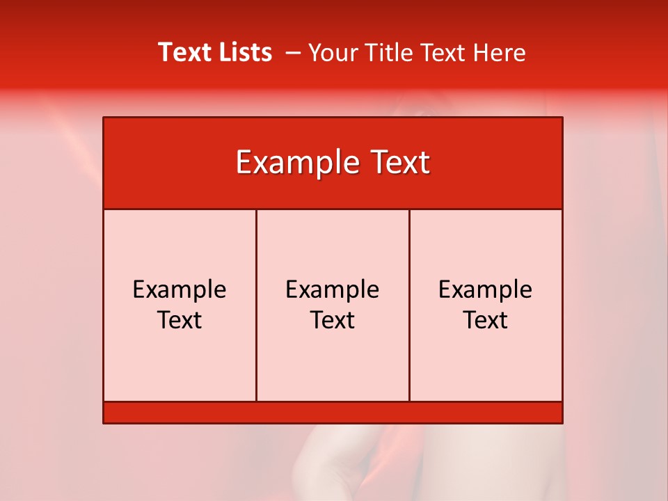 Woman Event Bokeh PowerPoint Template