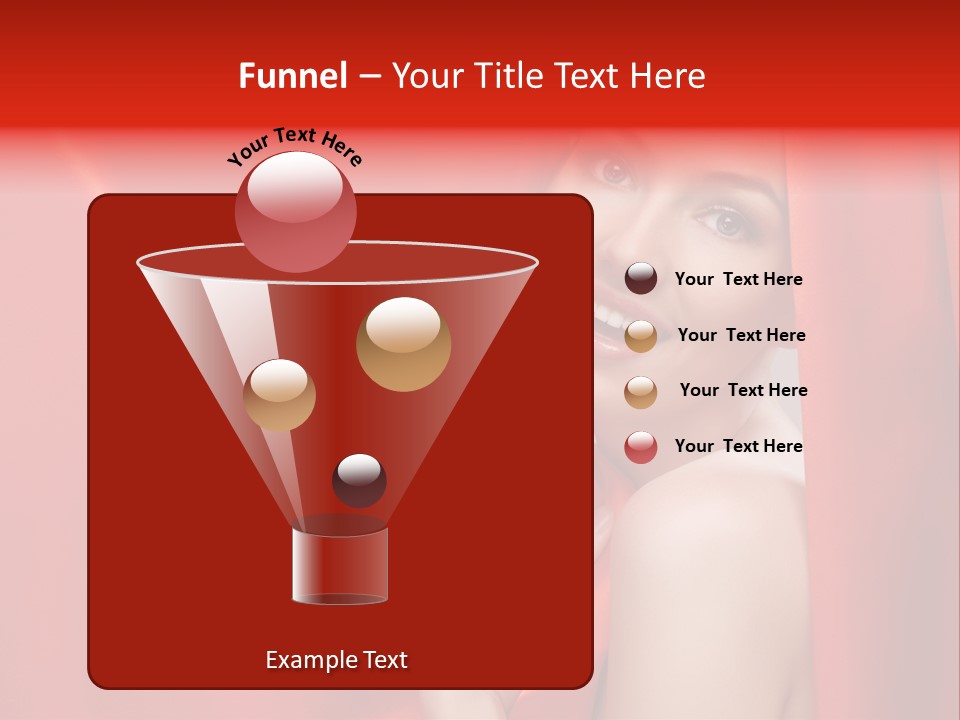 Woman Event Bokeh PowerPoint Template