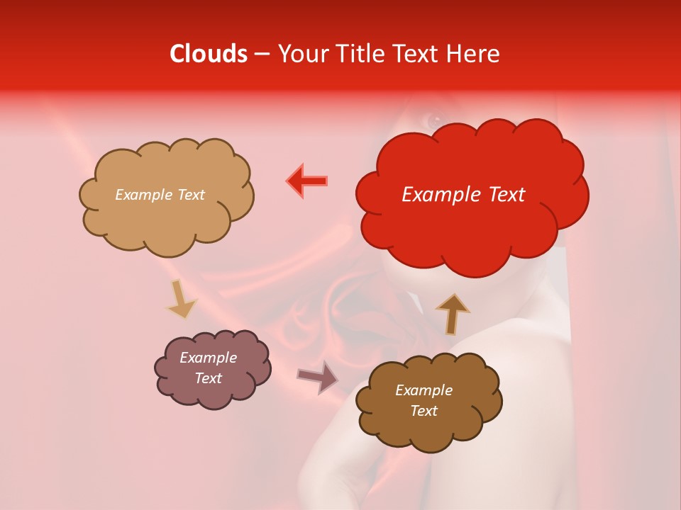 Woman Event Bokeh PowerPoint Template