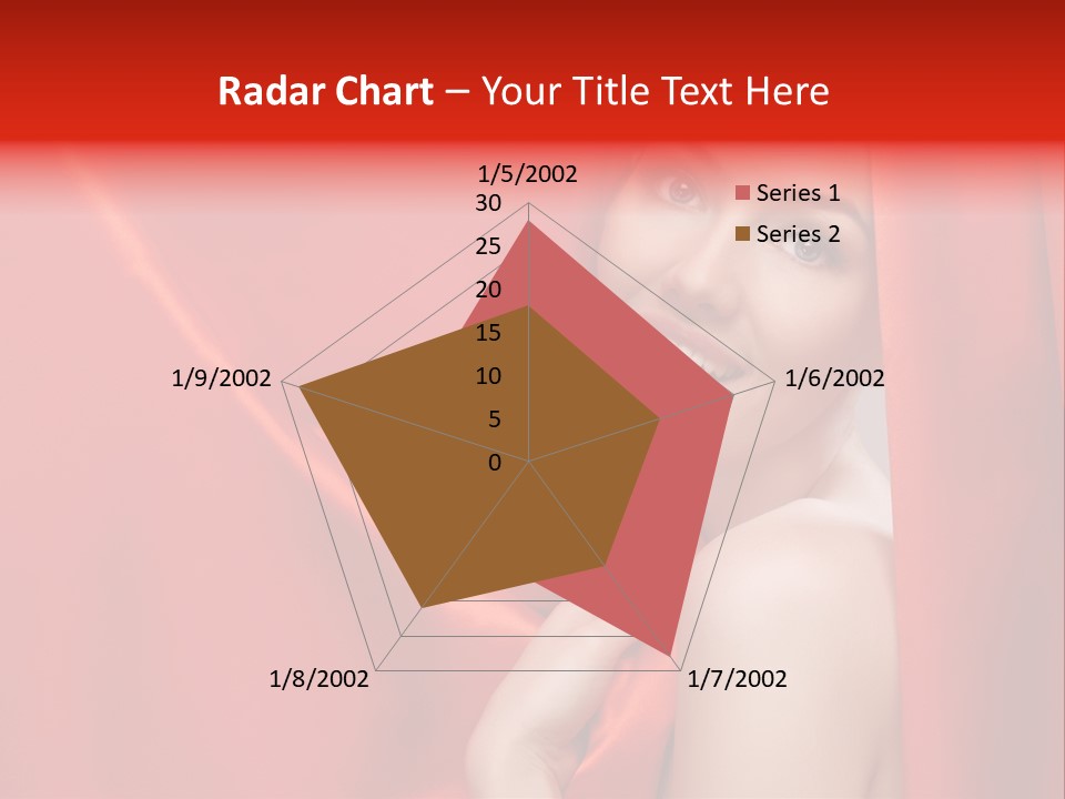 Woman Event Bokeh PowerPoint Template