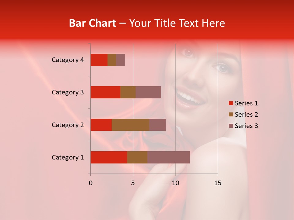 Woman Event Bokeh PowerPoint Template