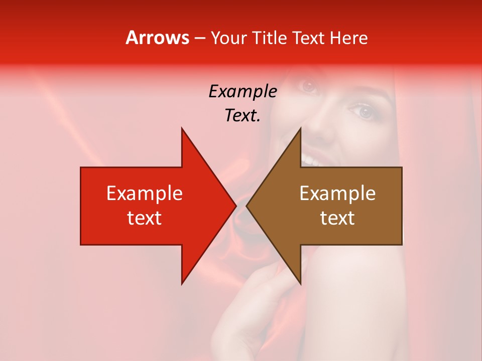 Woman Event Bokeh PowerPoint Template