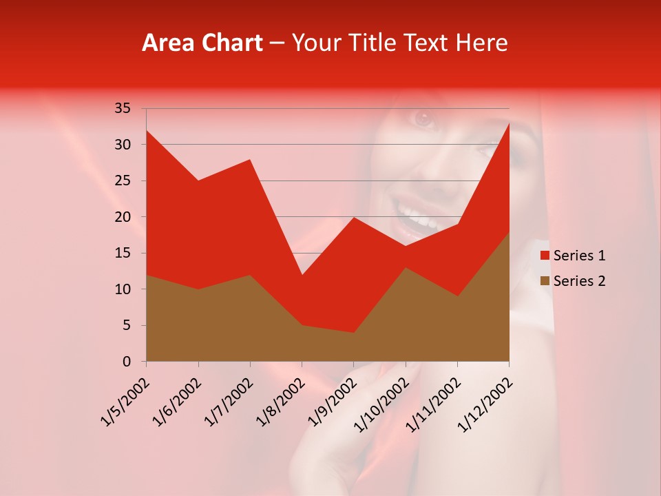 Woman Event Bokeh PowerPoint Template